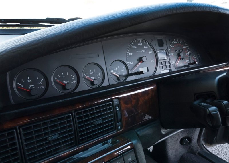 Audi V8儀錶板能顯示許多資訊。 圖／Audi