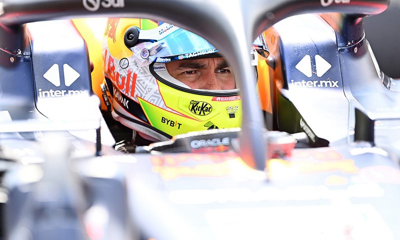 Sergio Perez在決賽發揮出色，從15位發車，穿越車手群車陣，以第6名完賽。 圖／Red Bull提供