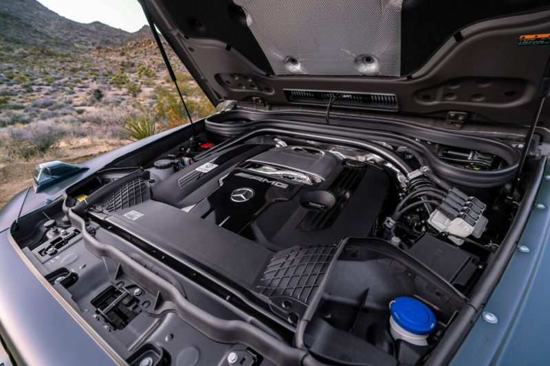AMG G63搭載4.0升V8雙渦輪增壓引擎。 圖／Mercedes-Benz